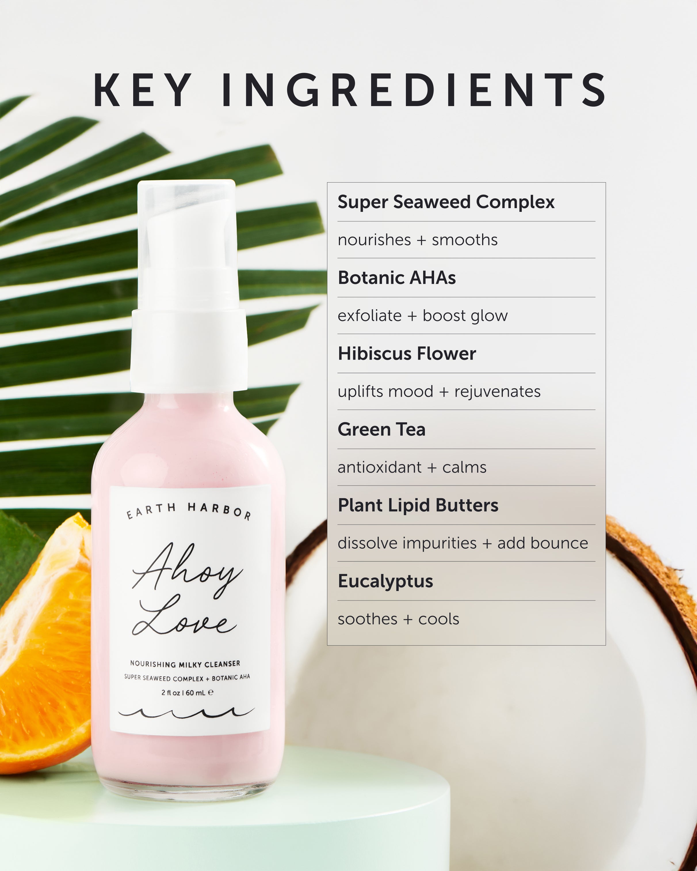 AHOY LOVE Nourishing Milky Cleanser - Earth Harbor Naturals