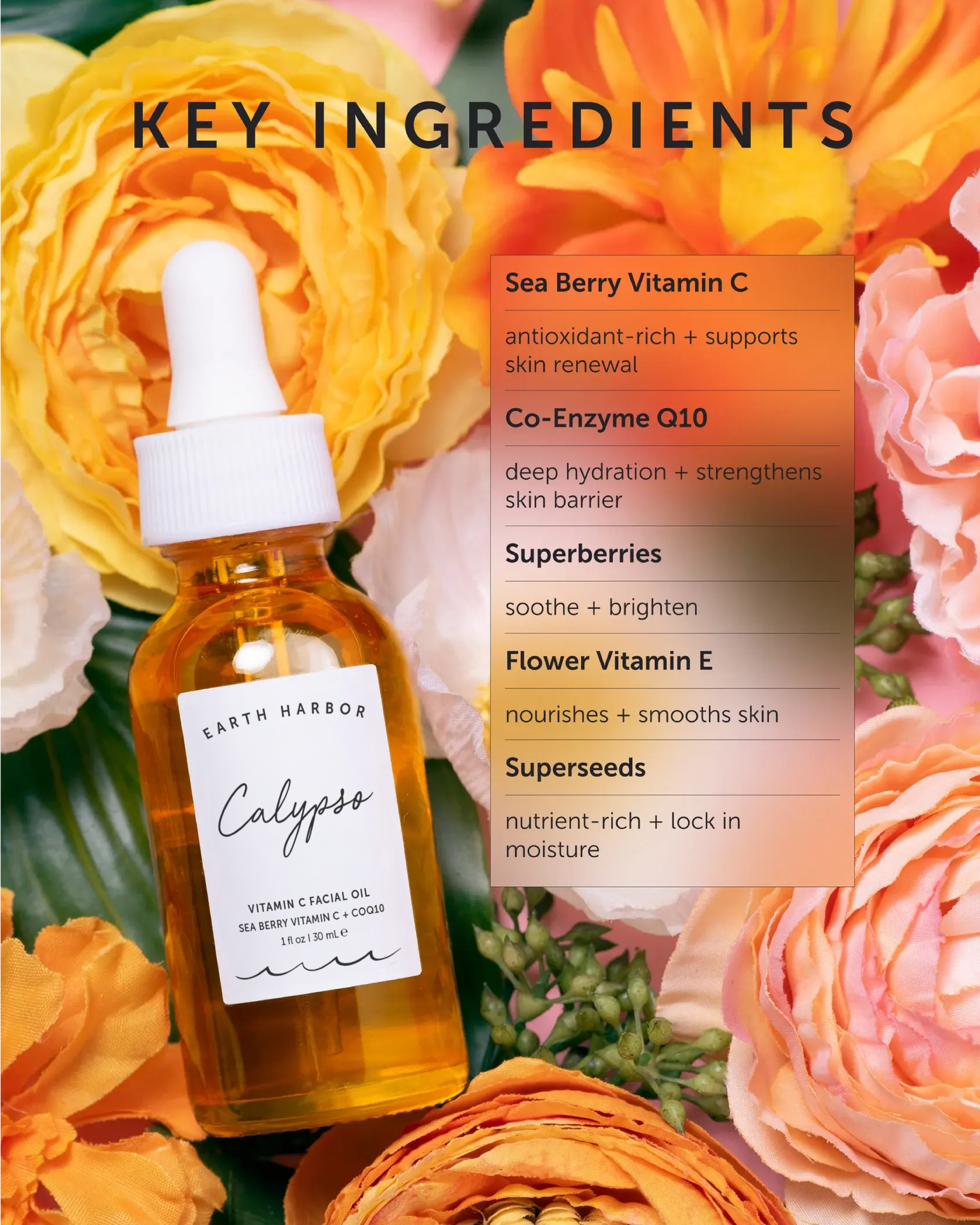 CALYPSO Vitamin C Facial Oil - Refill - Earth Harbor Naturals