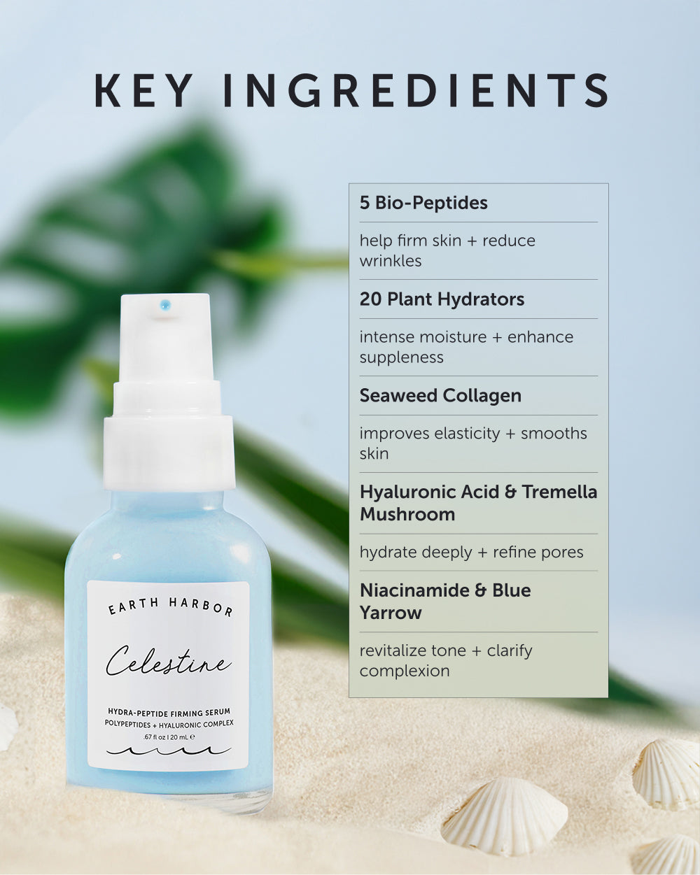 CELESTINE Hydra-Peptide Firming Serum - Refill - Earth Harbor Naturals