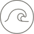 Abstract
ocean wave
icon enclosed
in a thin
circle.​