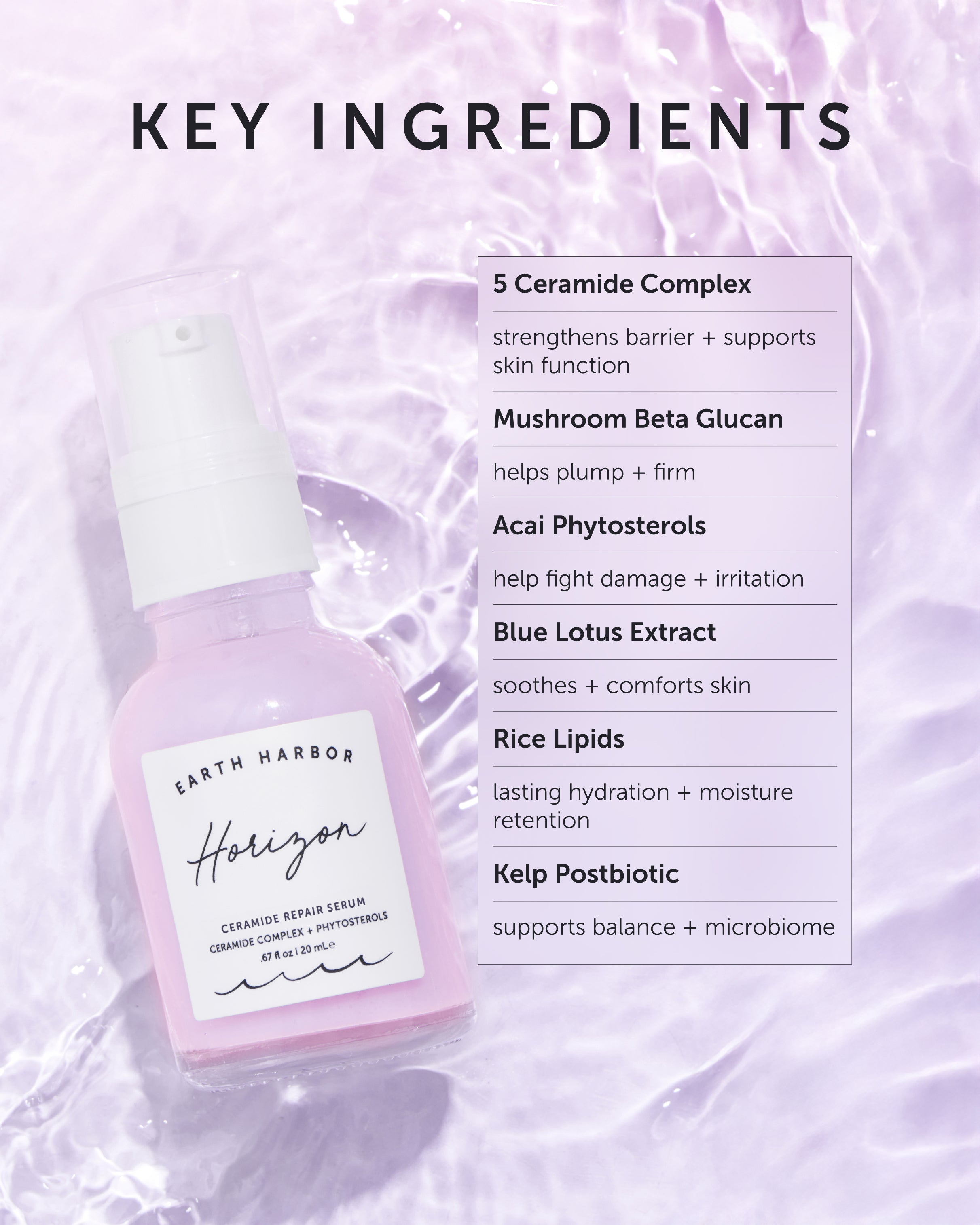 HORIZON Ceramide Repair Serum - Earth Harbor Naturals
