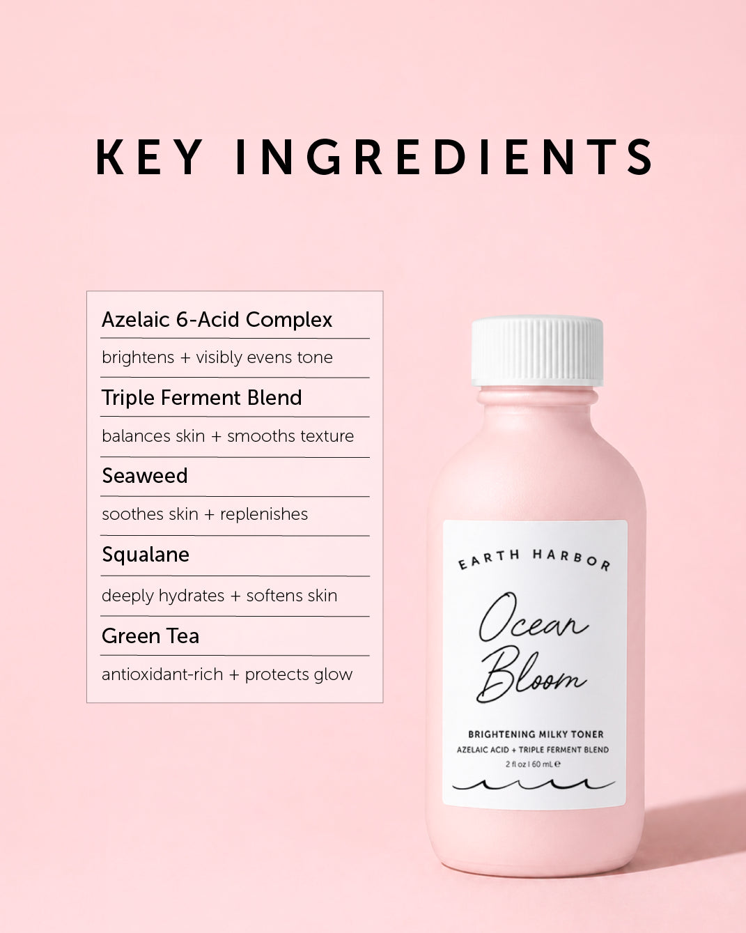 OCEAN BLOOM Brightening Milky Toner - Earth Harbor Naturals