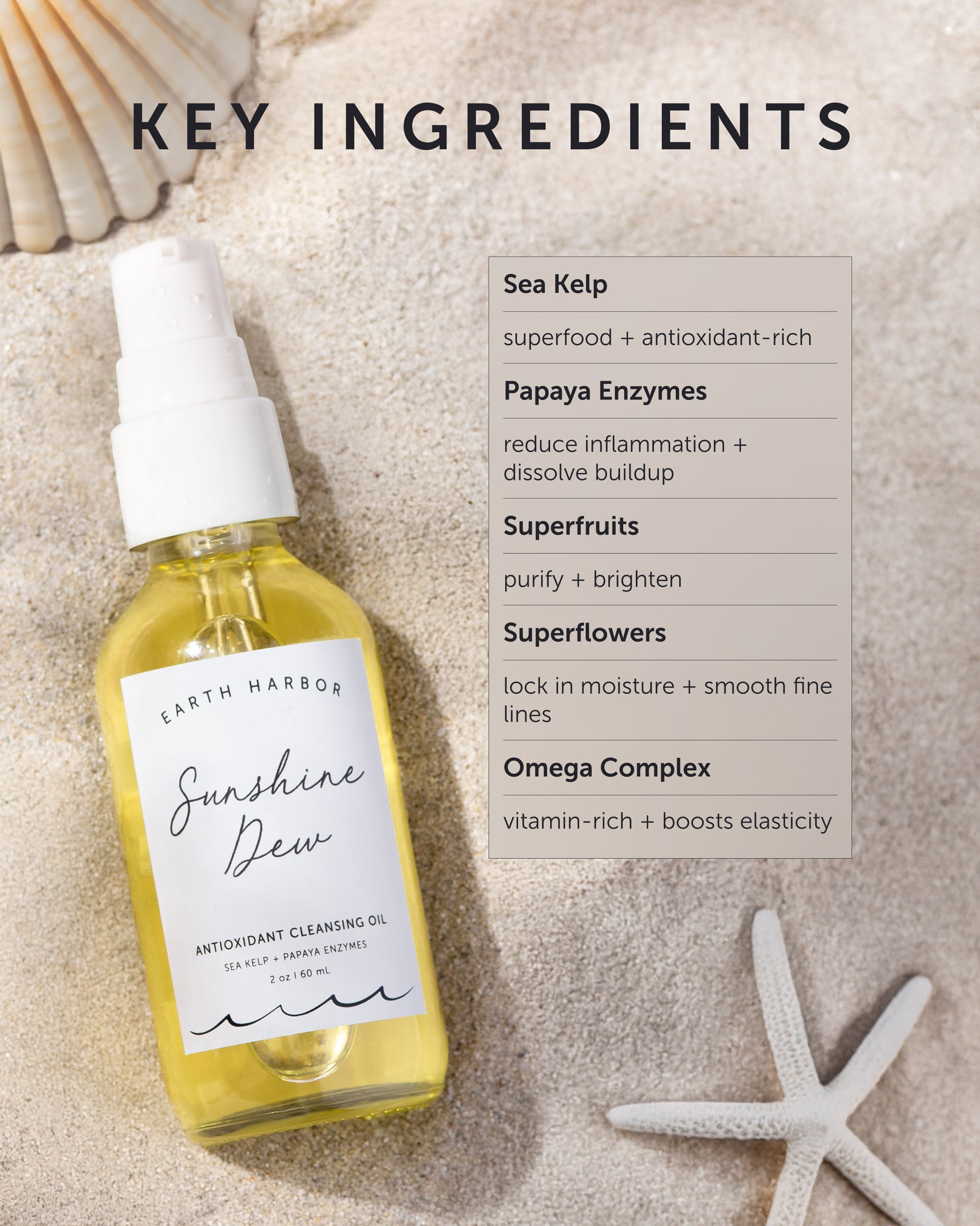 SUNSHINE DEW Antioxidant Cleansing Oil - Refill - Earth Harbor Naturals